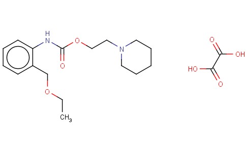 2-PIPERIDINOETHYL O-(ETHOXYMETHYL)CARBANILATE OXALATE (1:1)